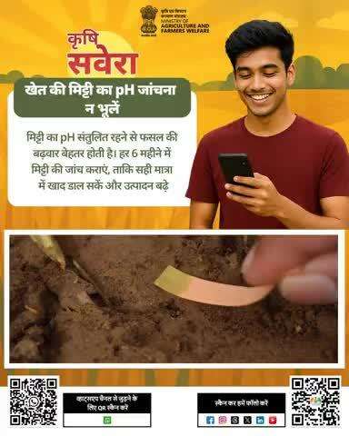हर सुबह खेती की सही बात! 
जुड़े रहिए #KrishiSavera के साथ और शेयर करें अपनी टिप्स। 

#Agrigoi #Farmingtips