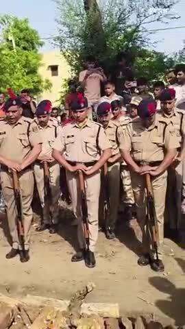 खेरागढ़: रिठोरा के ITBP जवान की ड्यूटी के दौरान हृदयगति रुकने से हुई मौत, सैन्य सम्मान के साथ दी गई अंतिम विदाई