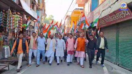 उत्तराखंड के चमोली जिले में #OperationSindoor की सफलता में तिरंगा शौर्य सम्मान यात्रा निकाली गई