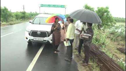 இராமேஸ்வரம்: ராமேஸ்வரத்தில் ஹெலிபேட் தளம் தனுஷ்கோடியில் ஷில்பா பிரபாகர் சதீஷ் பேட்டி