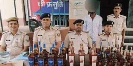 पूर्णिया पूर्व: मरंगा थाना ने 29.250 लीटर विदेशी शराब के साथ एक शराब तस्कर को किया गिरफ्तार