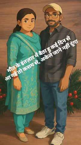 मौत के इंतज़ार में बैठा हु कई दिन से,,,
आ गई तो कसम से, अकेले जाने नहीं दूंगा 
#sad #sadsong #sadstutas #viral #ट्रेडिंग
