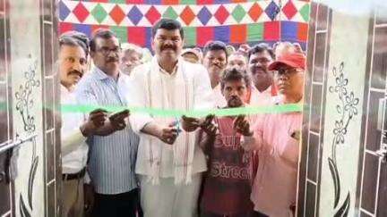 మణుగూరు: నూతన గ్రామపంచాయతీ కార్యాలయాన్ని ప్రారంభించి అన్ని శాఖల అధికారులతో సమీక్ష సమావేశం నిర్వహించిన ఎమ్మెల్యే పాయం వెంకటేశ్వర్లు