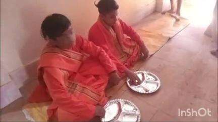 कर्वी: रामायण कोठी में पूजा-पाठ के बाद भंडारे का कार्यक्रम संपन्न हुआ