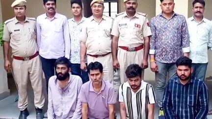 सिवाना: सिवाना पुलिस टीम ने चार किडनैपर को पकड़ने में सफलता हासिल की