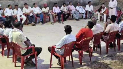 डॉ. भीमराव अम्बेडकर भवन निर्माण का सर्वसम्मति से लिया गया निर्णय, दलित एक्शन कमेटी की मीरा चौक के पास हुई बैठक