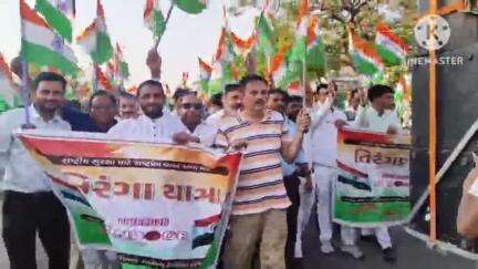 બાયડ: ભારતની ત્રણેય પાંખો ની સેનાઓના પરાક્રમને બિરદાવા બાયડમાં ખાતે તિરંગા યાત્રાનું આયોજન કરાયું  #oparationsindoor #