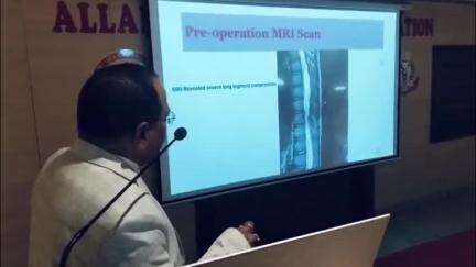 AMA के हॉल में डॉ. प्रकाश खेतान ने प्रेस कांफ्रेंस कर अपनी उपलब्धियों के बारे में दी जानकारी