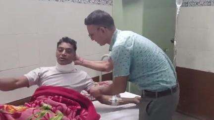 सरदारशहर: राजकीय उपजिला अस्पताल में डॉक्टर लोकेंद्रसिंह ने उड़सर निवासी 35 वर्षीय युवक के गले की गांठ का सफल ऑपरेशन किया