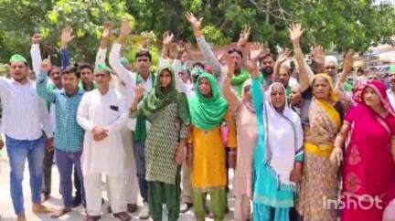 संभल: भारतीय किसान यूनियन B.R.S.S के कार्यकर्ताओं ने SDM को तहसील सभागार में अपनी समस्याओं को लेकर ज्ञापन दिया#Jan samasya