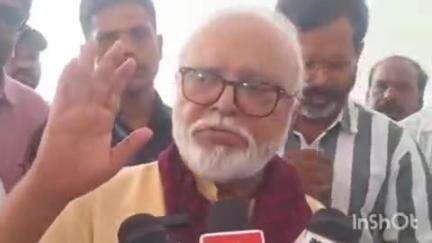 नाशिक: खंडणीच्या धमकीप्रकरणी माजी मंत्री छगन भुजबळ यांनी नाशिकमध्ये माध्यमांशी  साधला संवाद