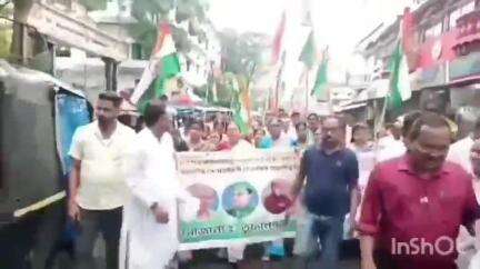 তুফানগঞ্জ ১: ভারতীয় সেনাদের সাফল্যে অভিনন্দন জানিয়ে তুফানগঞ্জ শহরে শহর ব্লক TMC কমিটির তরফে আয়োজিত মিছিল #OperationSindoor