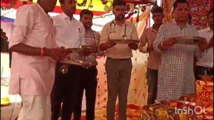 धार: धार के ग्राम बोला में आयोजित श्रीमद् भागवत कथा में विधायक प्रताप ग्रेवाल शामिल हुए, 11 हजार रुपये दान दिए