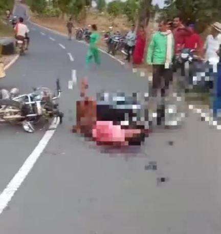 ओडगी: ओडगी बिहारपुर मुख्य मार्ग में ठाडपाथर के पास दो बाइकों की आमने-सामने भिड़ंत, तीन की हालत गंभीर, बिहारपुर में इलाज जारी