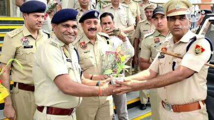 पानीपत: पानीपत के नए पुलिस कप्तान भूपेंद्र सिंह ने संभाला पदभार, अधिकारियों ने किया स्वागत