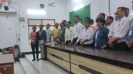 डायट सभागार में नेशनल यूनियन ऑफ़ जर्नलिस्ट की नई कार्यकारिणी की प्रथम मासिक बैठक संपन्न हुई