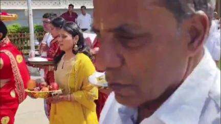 गंगधार: उन्हैल नागेश्वर तीर्थ सीमंधर स्वामी मंदिर एवं दादावाड़ी की तृतीय वर्षगांठ पर हुआ ध्वजारोहण