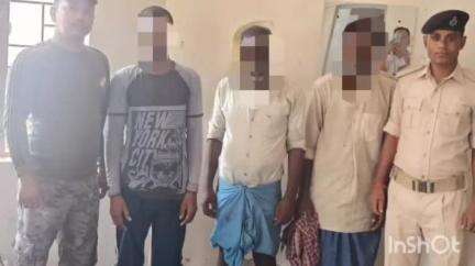काशी चक: काशीचक प्रखंड की पुलिस ने हत्या और चोरी के मामले में की कार्रवाई, 5 आरोपियों को किया गिरफ्तार