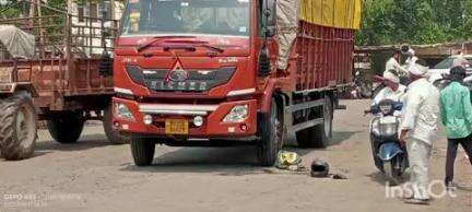 अकोट: हिवरखेड मार्गावरील कलदार चौक येथे आयशर ट्रक व दुचाकीचा अपघात दुचाकीस्वार ठार