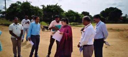 ಚಾಮರಾಜನಗರ: ನಗರದಲ್ಲಿ‌ಮುಖ್ಯಮಂತ್ರಿಗಳ ಅಮೃತ ನಗರೋತ್ಥಾನ ಹಂತ-4ರ ಯೋಜನೆಯ ಅಭಿವೃದ್ಧಿ ಕಾಮಗಾರಿಗಳ ಪರಿಶೀಲಿಸಿದ ಜಿಲ್ಲಾಧಿಕಾರಿ‌ ಶಿಲ್ಪನಾಗ್