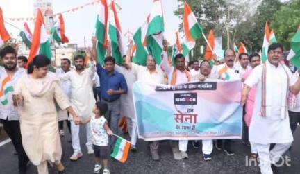 सूरजपुर: जिला मुख्यालय सूरजपुर में निकाली गई तिरंगा यात्रा, भारत माता की जय से गूंजा शहर #OperationSindoor