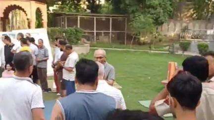 करनाल: विधायक जगमोहन आनंद ने दानवीर कर्ण पार्क में सुनीं समस्याएं, अधिकारियों को दिए समाधान के निर्देश
