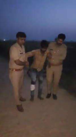 नाबालिग बच्ची का अपहरण कर हत्या करने वाले बदमाश से थाना अनूपशहर पुलिस व स्वाट टीम की हुई मुठभेड़, News India1st