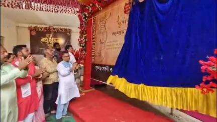 ব্যারাকপুর ২: সুকান্ত সরণী ও পূর্ব তালবাগান দুর্গোৎসব কমিটির দূর্গা পূজোর খুঁটি পুজো আয়োজিত হল ব্যারাকপুরে