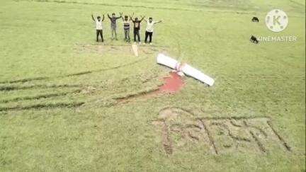 আরামবাগ: ল্যান্ড আর্টের মধ্যে দিয়ে বর্বরতার শিকার শিক্ষকদের পাশে দাঁড়ালেন গোঘাটের শিল্পী মহল