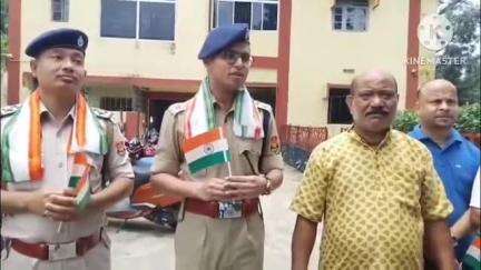 ধর্মনগর: কাঞ্চনপুর থানাতে অফিসার পুলিশ কর্মী টিএস আর জওয়ানদের বিজেপি মন্ডলের পক্ষ থেকে সংবর্ধনা জ্ঞাপন করা হয়