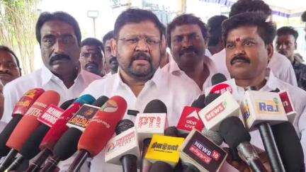 ஸ்ரீபெரும்புதூர்: வல்லக்கோட்டை பகுதியில் அதிமுக முன்னாள் அமைச்சர் வைகை செல்வன் பத்திரிக்கையாளர் சந்திப்பு