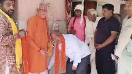 तोशाम: तोशाम के प्राचीन छपारिया हनुमान मंदिर में प्रतिमा अनावरण समारोह आयोजित