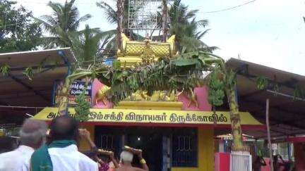 திண்டுக்கல் கிழக்கு: ஆர்.எம்.டி.சி காலனியில்  அருள்மிகு காளியம்மன் திருக்கோவில் கும்பாபிஷேக விழா  ஏராளமான பக்தர்கள்  சாமி தரிசனம்