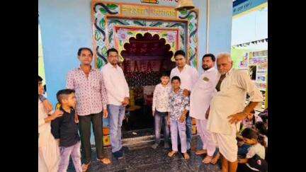 चित्तौड़गढ़: लाखा का खेड़ा गांव में विधायक चंद्रभान सिंह ने नाहर सिंह माता जी मंदिर के कलश स्थापना में लिया भाग