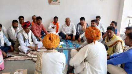 चित्तौड़गढ़: खरदेश्वर महादेव मंदिर में पुरबिया गाडरी समाज की बैठक आयोजित, महारानी अहिल्याबाई होलकर जयंती पर हुई चर्चा