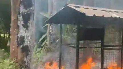 കൊട്ടാരക്കര: വെട്ടിക്കവലയില്‍ മാലിന്യം ശേഖരിച്ചിരുന്ന എം.സി.എഫില്‍ തീപിടിത്തം