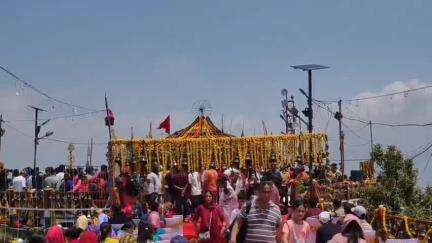 रुद्रप्रयाग: कार्तिक स्वामी मंदिर में भव्य धार्मिक आयोजन, 108 बालमपुरी शंखों की पूजा और हवन में उमड़ा श्रद्धा का सैलाब