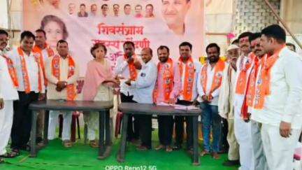 पिंपळनेर पेंडगाव मांजरसुंबा येथे शिवसंग्राम सदस्य नोंदणी अभियान संपन्न