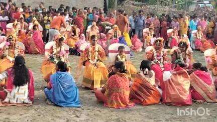 বাসন্তী: গদখালিতে ভারত মাতার পুজো ও 108 কন্যা পুজোর আয়োজন