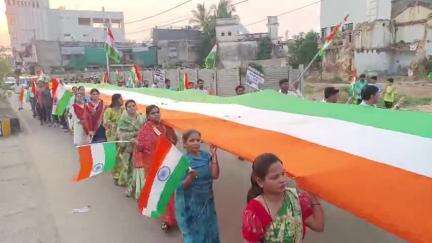 कटंगी: शहर में सेना के सम्मान में निकली तिरंगा यात्रा, बस स्टैंड में गूंजे देशभक्ति के नारे