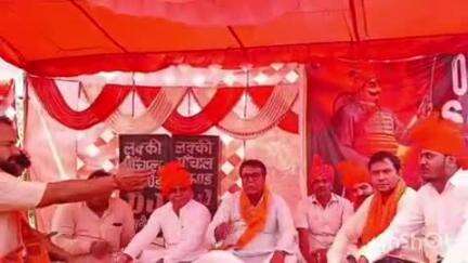 पलवल: पलवल के टंकेश्वर मंदिर में महाराणा प्रताप जयंती का आयोजन किया गया