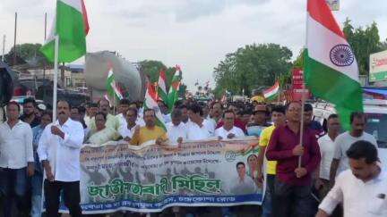 গড়বেতা ৩: ভারতীয় সেনাকে সম্মান জানিয়ে চন্দ্রকোণা রোডে মহামিছিল তৃণমূলের, উপস্থিত প্রতিমন্ত্রী