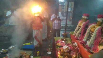 பாப்பிரெட்டிபட்டி: பொம்மிடி ஸ்ரீ உமா மகேஸ்வரி சமேத அருணாச்சலர் ஆலயத்தில் ராகு கேது பெயர்ச்சி யாக பூஜை நடைபெற்றது