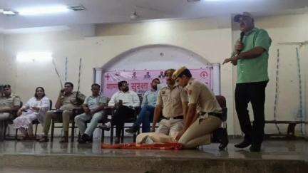 नूह: रैड क्रॉस सोसायटी ने तावडू में 400 लोगों को नागरिक सुरक्षा का प्रशिक्षण दिया
