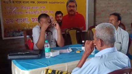 সিউড়ি ১: জন্মদিনে মানবসেবার দৃষ্টান্ত, শেওড়া কুড়িতে বিনামূল্যে স্বাস্থ্য শিবির