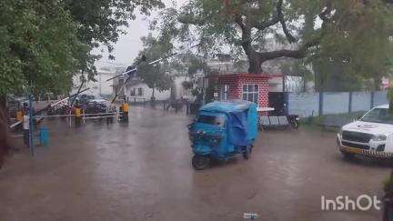अररिया: झमाझम बारिश से अररिया शहर की पराया सड़कें जलमग्न, लोग हुए परेशान