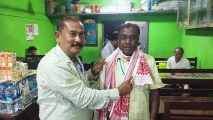 মাণিকপুৰত অসম প্রদেশ সাংবাদিক সন্থাৰ নৱনিৰ্বাচিত কেন্দ্ৰীয় সাধাৰণ সম্পাদকক সম্বৰ্ধনা জনায় সন্থাৰ কেন্দ্ৰীয় উপদেষ্টাই