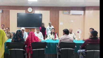 ज़मानिया: पुलिस लाइन में परिवार परामर्श केंद्र में 22 मामलों की हुई सुनवाई, 4 परिवारों में हुआ सुलह समझौता