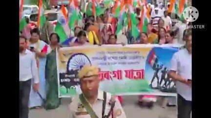 মাৰ্ঘেৰিটা: ডিগবৈ চহৰত  ত্ৰিৰঙ্গা যাত্রা ,অংশগ্ৰহণ ডিগবৈৰ বিধায়ক সুৰেন ফুকনৰ #OperationSindoor