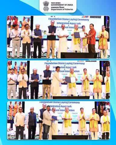 Distributed certificates to PMMSY beneficiaries,best-performing Cooperatives, FFPOs, and fisheries startups.